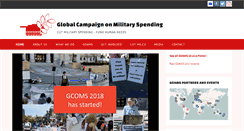 Desktop Screenshot of demilitarize.org